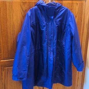Women's Royal blue Winter jacket, Sz 3x, NWOT
